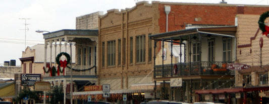 Downtown Fredericksburg Texas on East Main Street