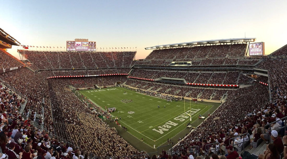 Packed Kyle Field during a Texas A&M football game in College Station