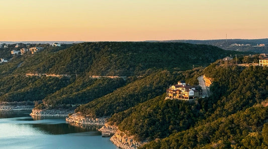 Lake Travis Texas Hill Country view for a resort weekend getaway